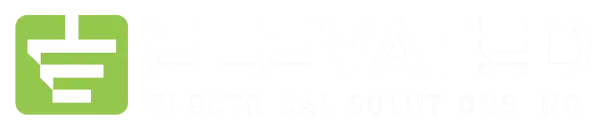 Elevated Electrical Logo - White